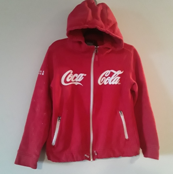 Coca-Cola Unisex Zip-up Hoody Sweatshirt - Picture 4 of 13